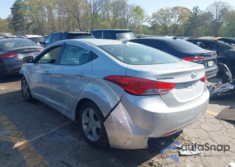 2013 Hyundai Elantra Gls from USA, damaged, VIN KMHDH4AE5DU812514